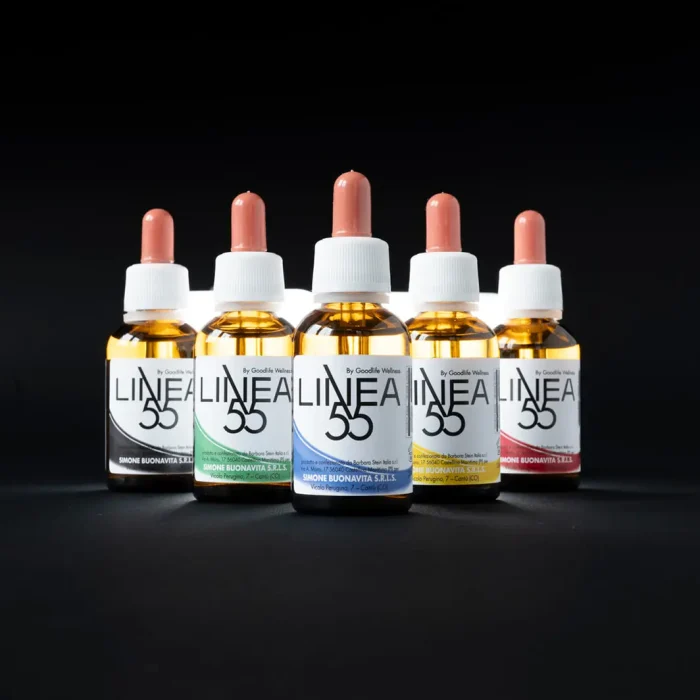 Olio corpo Linea55 Tristezza in una scena di relax e riequilibrio emozionale.
